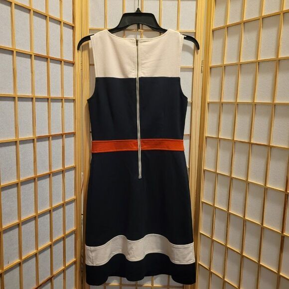 41 Hawthorn Womens Sleeveless Lined Color Block Dress Sz S - Picture 6 of 10